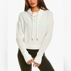 Sweaty Betty Women's Escape Luxe Fleece Cropped Long Sleeve Hoody Sweatshirt